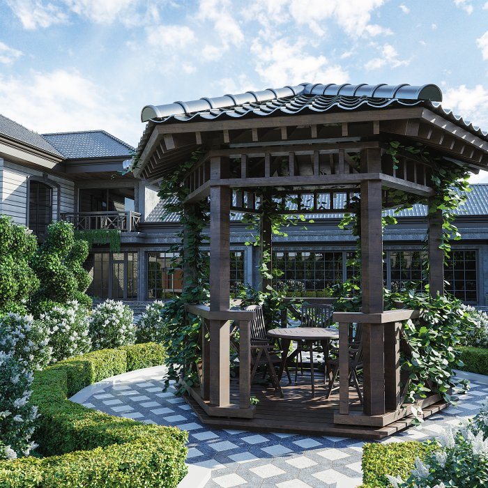 BARN HOUSE üslubunda villa layihəsi, neoklassik üslub, 438 m², 2024: villa layihəsi məkan həllərindən kadr 5/6