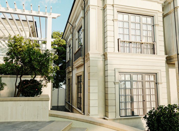 Neoklassik üslub, 378 m², 2024 — BİNƏQƏDİ layihəsi, kadr 4/6